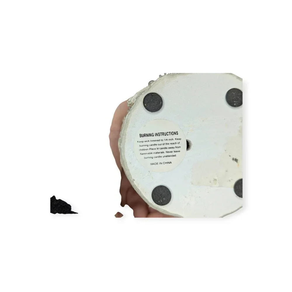 Faux White Birch Candle Holder 6